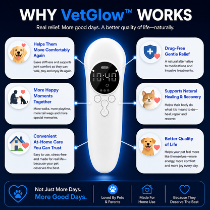 VetGlow™ Dual-Mode Wellness Wand