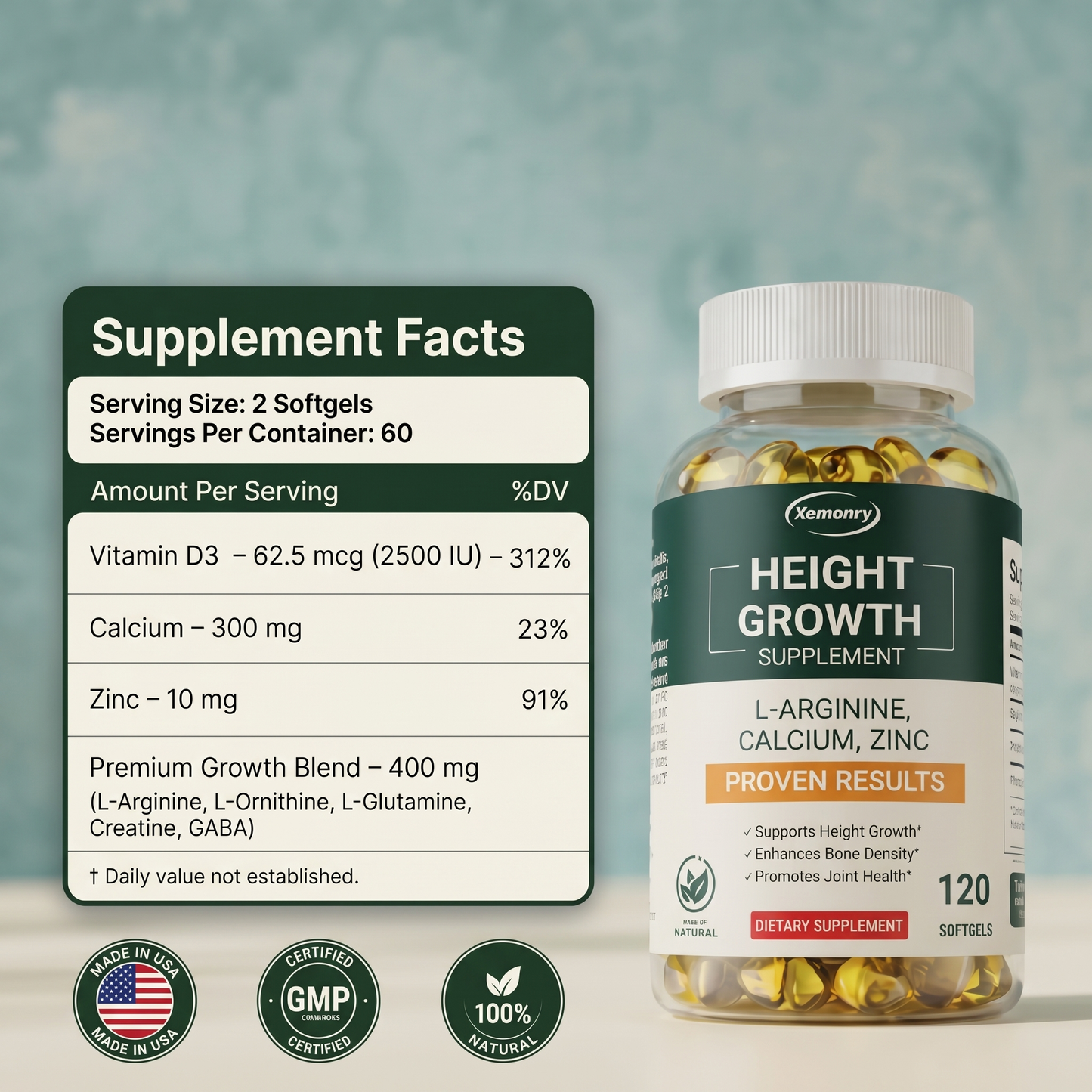 GrowLife™- Height Support, Bone Strength & Joint Care