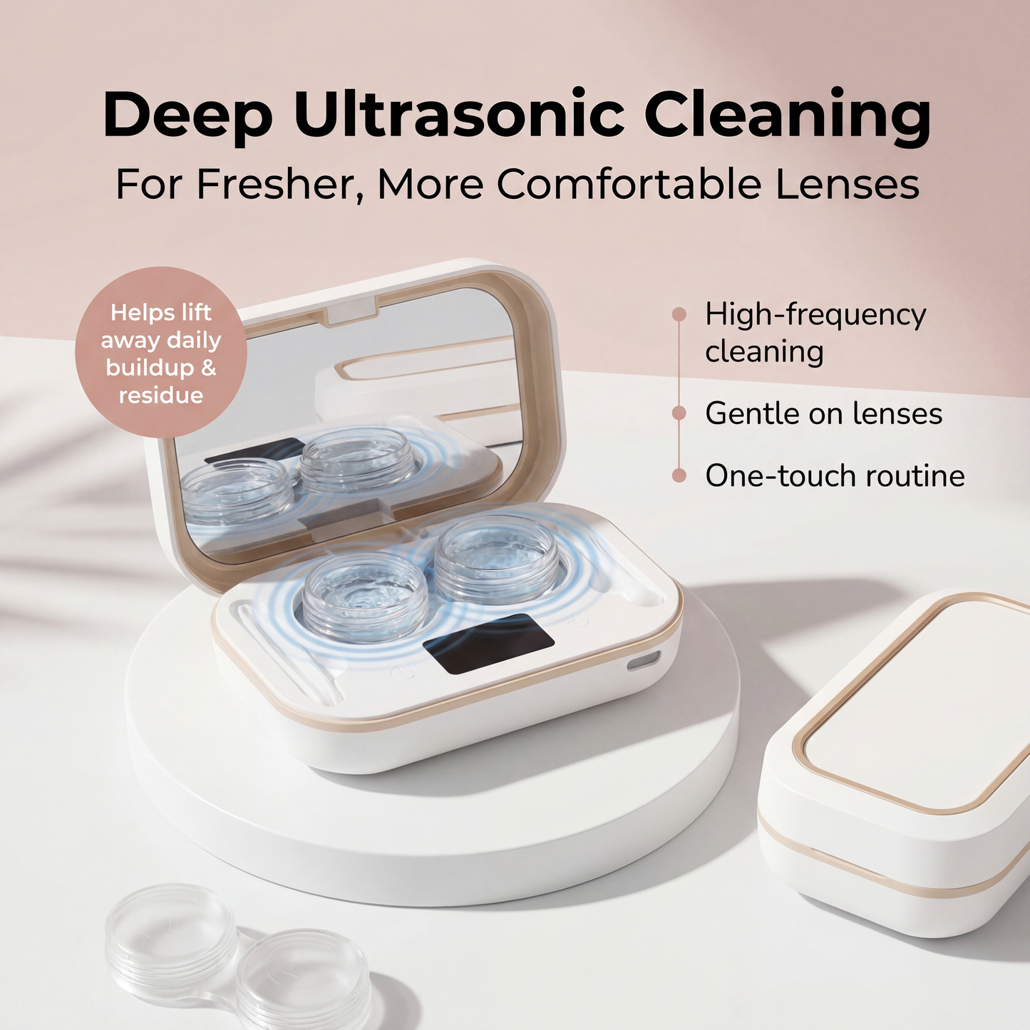 OptiClean™-Ultrasonic Contact Lens Cleaner