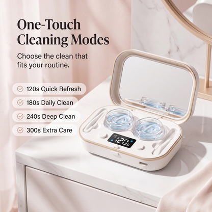 OptiClean™-Ultrasonic Contact Lens Cleaner