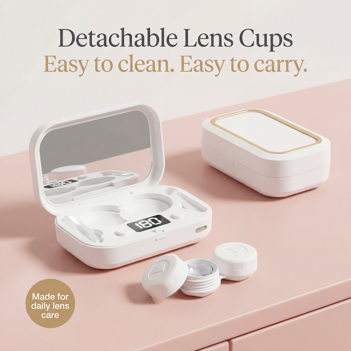 OptiClean™-Ultrasonic Contact Lens Cleaner