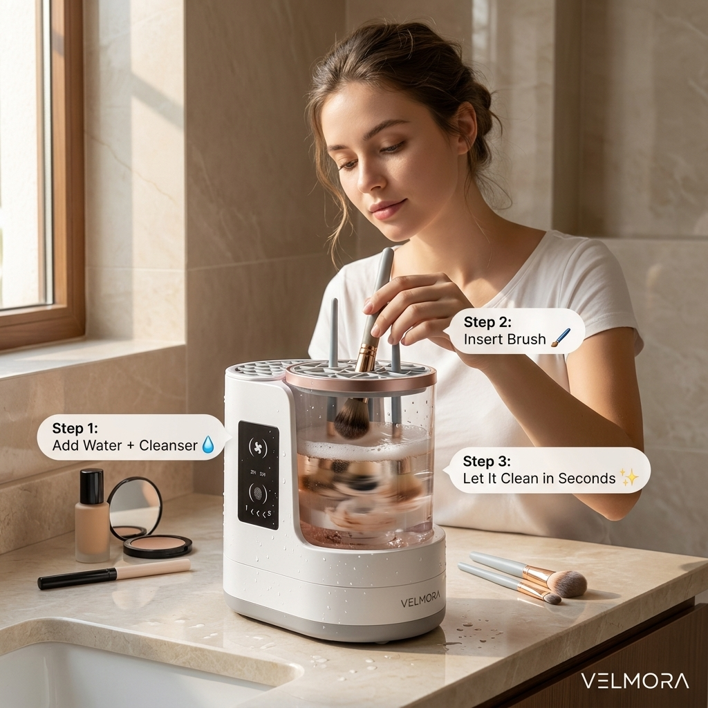 Velmora™-Makeup Brush Cleaner